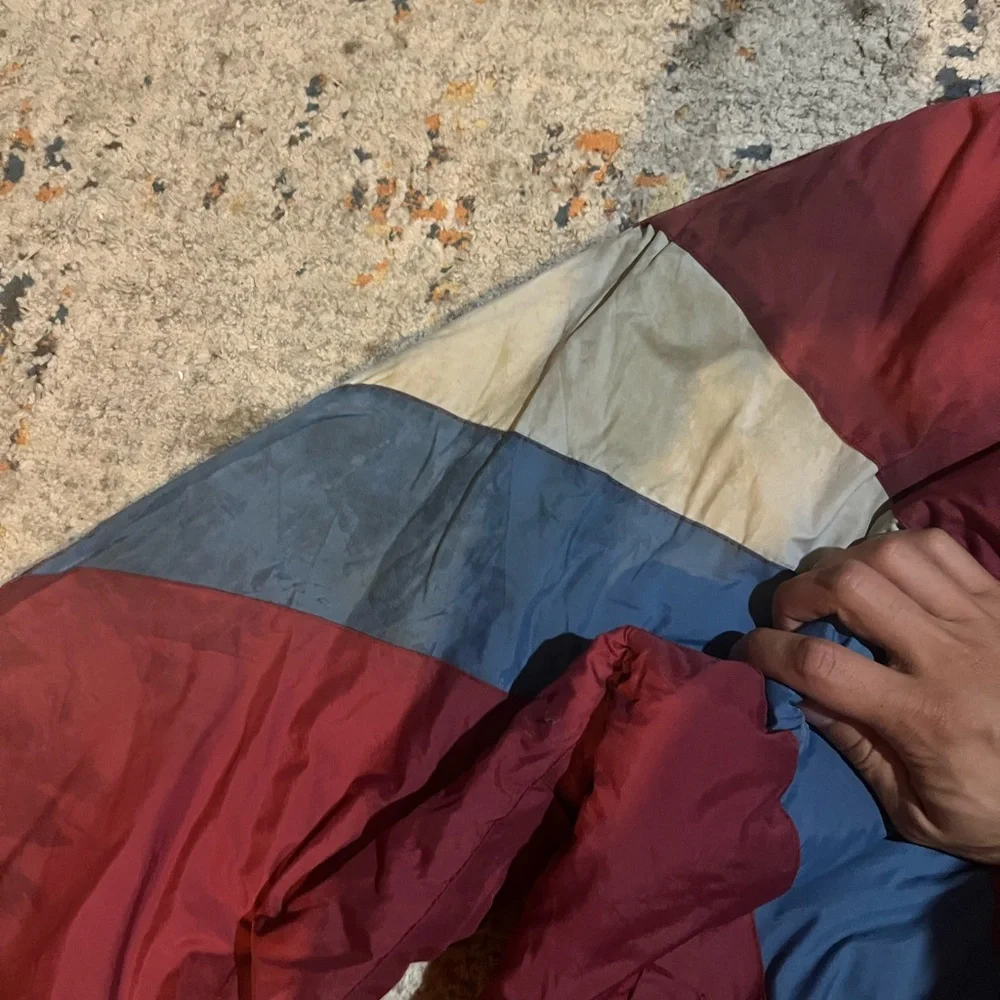 Vintage Chalkline Colorado Avalanche  Burgundy and Light Blue Puffer Jacket - Picture 2 of 6